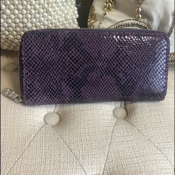 Purple python wallet - Picture 4 of 4